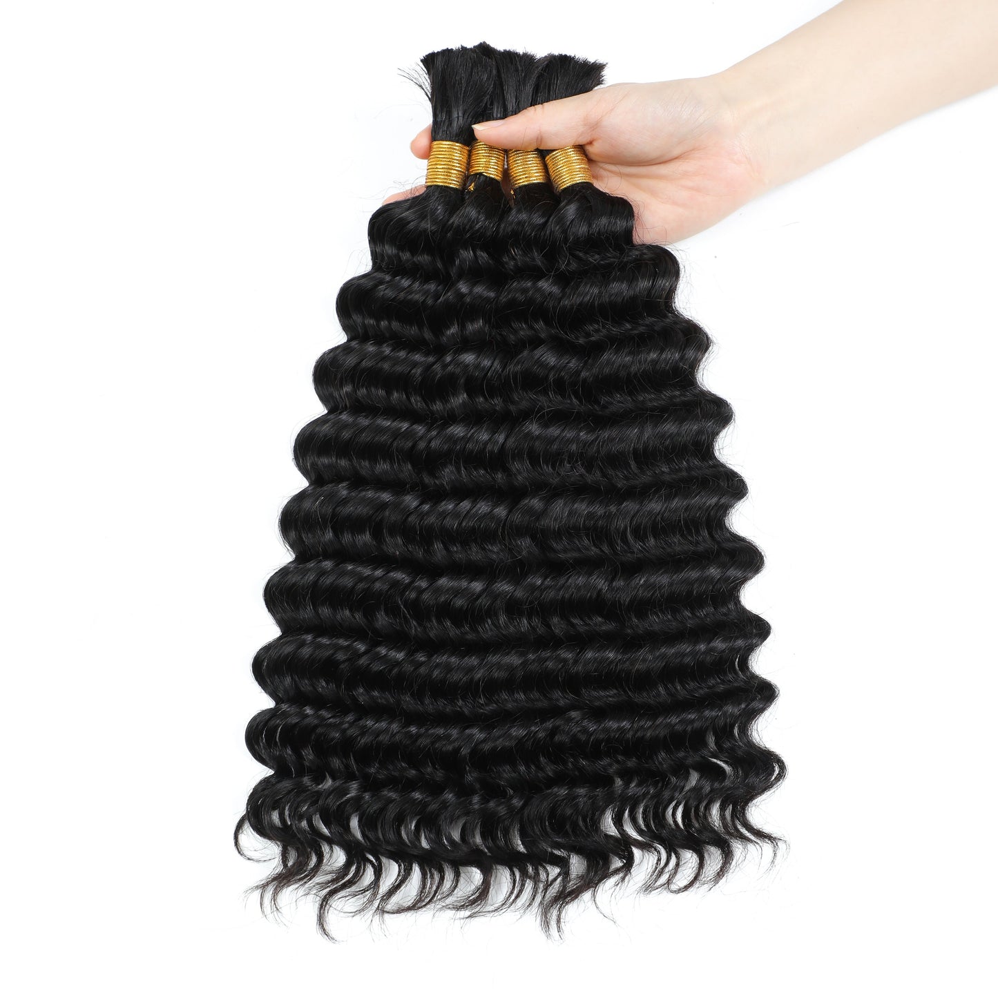 KD2304H 100% HUMAN HAIR 100 GRAM DEEP BULK 2 IN 1