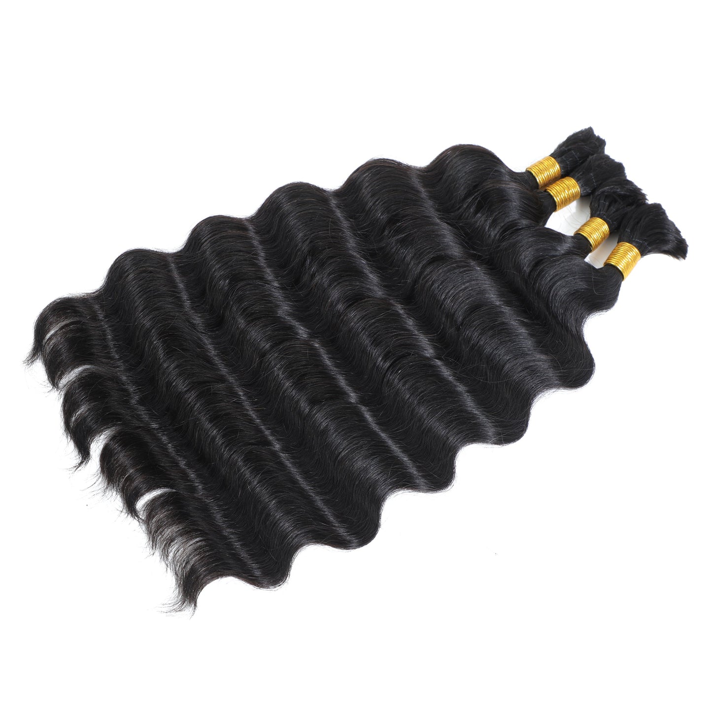 KLS2304H 100% HUMAN HAIR 100 GRAM LOOSE DEEP BULK 2 IN 1