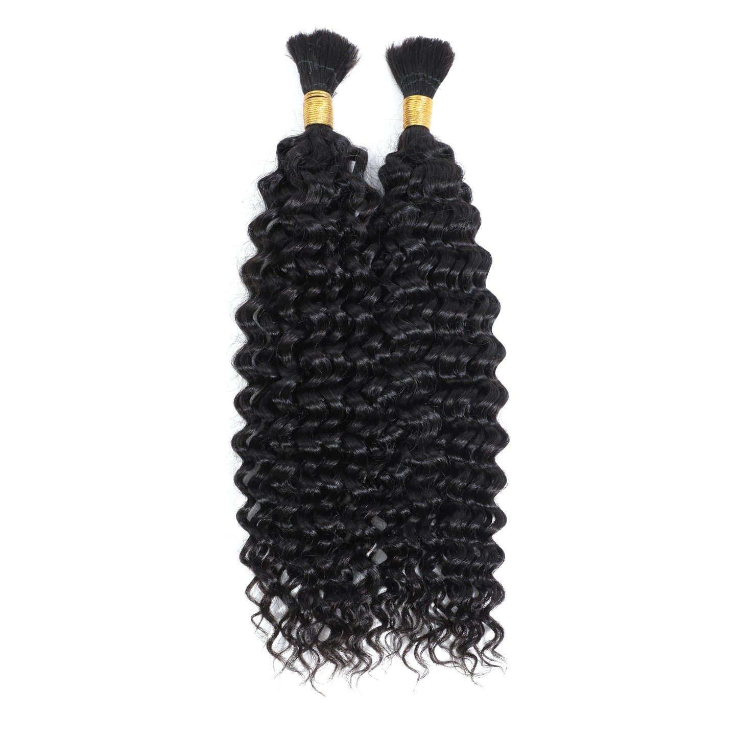 KW2304H 100% HUMAN HAIR 100 GRAM WATER WAVE BULK 2 IN 1
