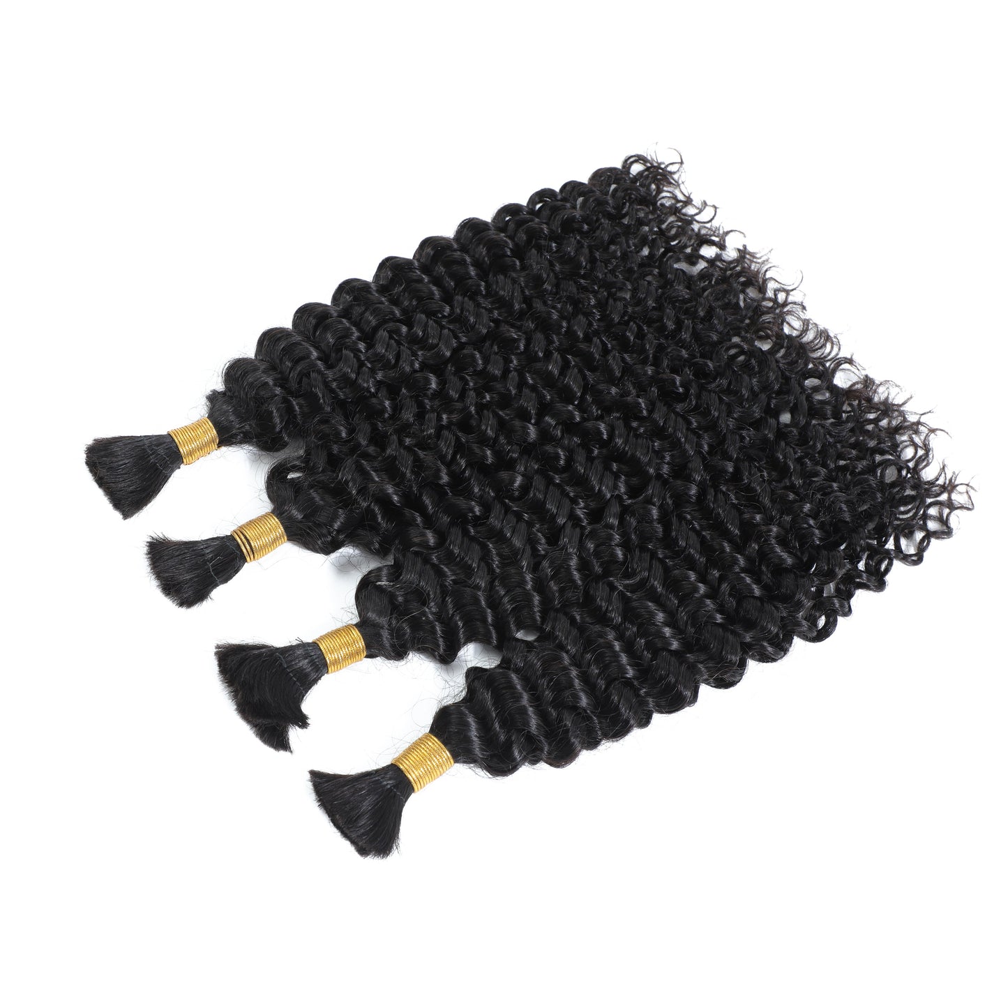 KW2304H 100% HUMAN HAIR 100 GRAM WATER WAVE BULK 2 IN 1